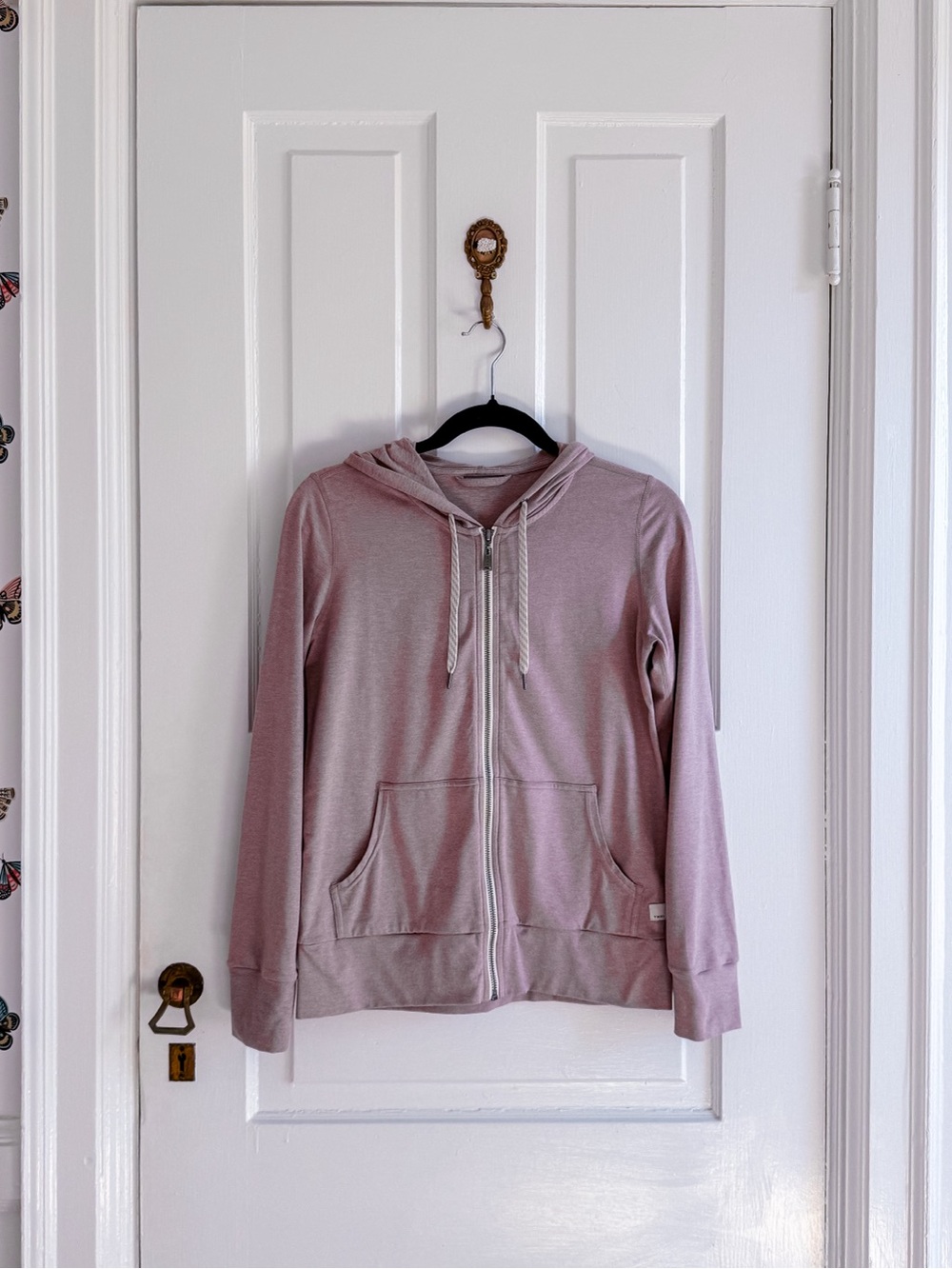 Vuori Light Pink Zip Hoodie Jacket